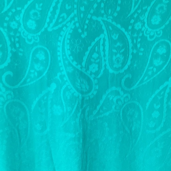 Vintage Adrienne Papell 100% Silk Textured Paisley Midi Dres - Picture 4 of 7